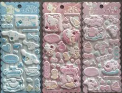 激可愛‼️サンリオぷっくりマシュマロシール3枚セット