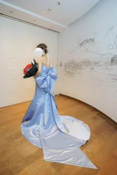 【値下げ中】ココメロディ カラードレス7号　ドレスバック付き