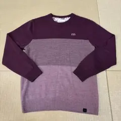 travisMathew クルーネックセーター パープル