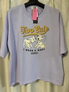 【新品】Disney 101匹わんちゃん Tシャツ L パープル