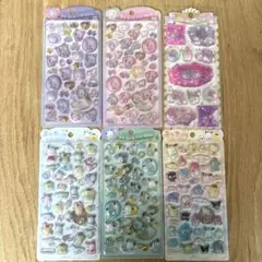 【匿名配送】 正規品 うるちゅるポップシール サンリオ ウォーターシール 6枚