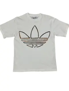adidas ロゴ 半袖Tシャツ M ホワイト
