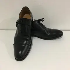 アルフレッドバニスター 内羽根ストレートチップ革靴 黒 25cm ビジネスのサムネイル