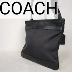 COACH ショルダーバッグ　F70324 シグネチャー　ナイロン　レザー COACH ショルダーバッグ F70324 シグネチャー ナイロン レザー - メルカリ