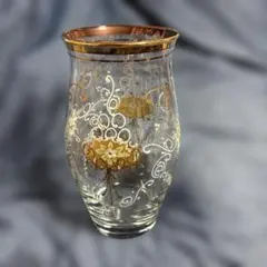 ドームナンシー 花文ミニチュアール ジブレ仕上げ 金彩 花器 - メルカリ