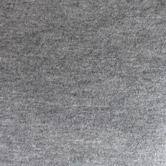 綿　ニット　生地　グレー　薄手