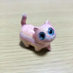 万博　スーダン 猫　コモンズD マーブル　ピンク系