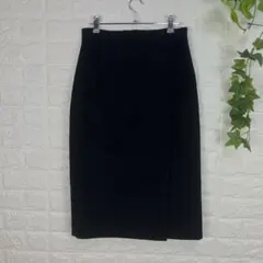 【美品】LAUTREAMONT タイトスカート 膝丈 ブラック サイズ38