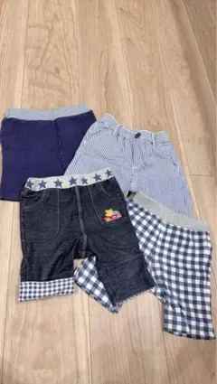 ミキハウス　半ズボン　4枚セット