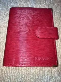 NINA RICCI 二つ折り財布 レッド