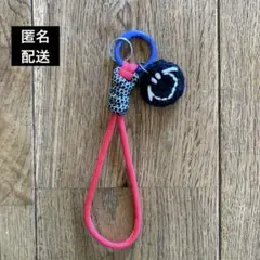 かぎ編み　キーリング　キーホルダー　バッグチャーム　パラコードキーホルダー　③