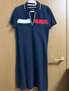 TOMMY HILFIGER ネイビー ポロワンピース XS