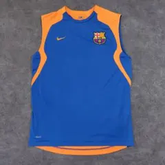 NIKE FCバルセロナ ノースリーブシャツ NIKE FCバルセロナ 07/08 ノースリーブ トレーニングシャツ タグ付き