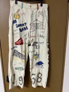 Backers メモリアルペイントデザイン コーデュロイパンツ