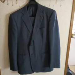 ダークグレー チェック柄 ビジネススーツ