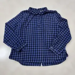 SM2 サマンサモスモス ギンガムチェック 長袖ネルシャツ 前後2WAY