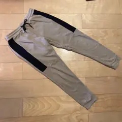 レディースL ジョガーパンツ　切り替え　ジャージ　ベージュ黒