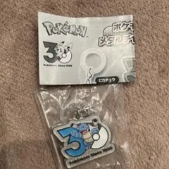 ポケモン 30周年 メタルチャームマスコット カメックス キーホルダー