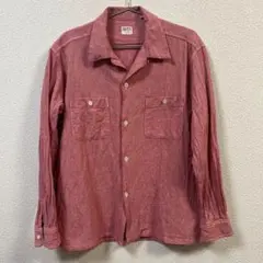 90s DEPT 赤 M 長袖シャツ