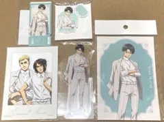 特典ブロマイド付　進撃の巨人　ホワイトコーデ　リヴァイ アクスタ　ポスカなど