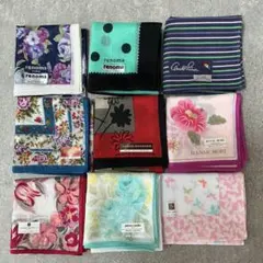ブランドハンカチ9枚セット まとめ売り