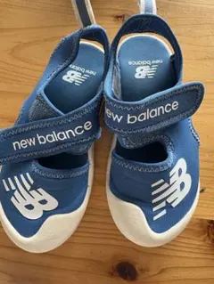 New Balance サンダル 16 16.5 17青　大きめ