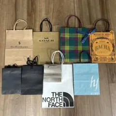 紙袋　ショッパー　まとめ売り　ブランドショッパー　など　8枚　セット