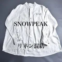 希少snowpeak　YAMAI C/L Birdseye Shirt　ecruのサムネイル
