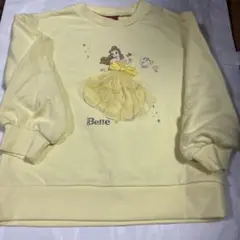 ベルのプリント イエロートレーナー 120 ディズニー