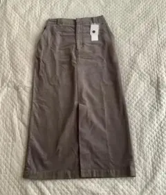 新品　グローバルワーク　コーデュロイストレッチスカート モカ　Lサイズ