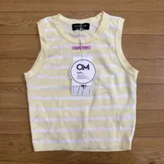 新品未使用 OTHERMIX ボーダー柄 ノースリーブ トップス