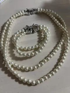 パール ネックレス ブレスレット セット