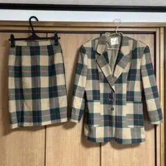チェック柄スカートセットアップ(最終値下げ)