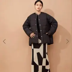 テントシルエットダウンライク中綿ジャケット　アダムエロペファム