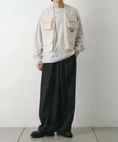 最終値下げfront11201 Sweat Crew Neck Vest/ - メルカリ