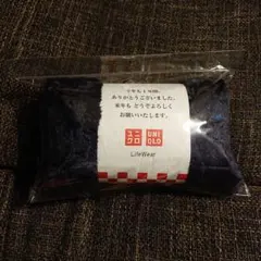 UNIQLO LifeWear ネイビー ブランケット ポンチョ 100×70のサムネイル
