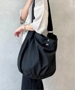 CPCM 【Dickies】ディッキーズ　ショルダーバッグ　ブラック 黒　A4可