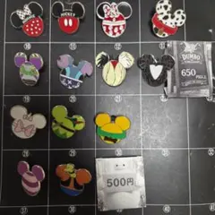 ディズニーピン ミッキーマーク　ミニー　ピーター・パン　スティッチ　ジャック ディズニーピン ミッキーマーク ミニー ピーター・パン スティッチ
