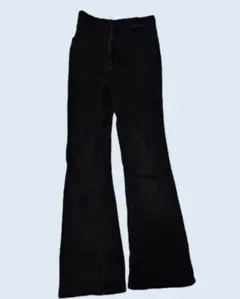 GU フレアジーンズ　Sサイズ　ブラック