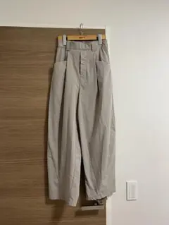 mir..×pusan カーブパンツ　ベージュM ぷーさん