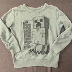 GAP Kids Minecraft クリーパー トレーナー M(8)　K6のサムネイル