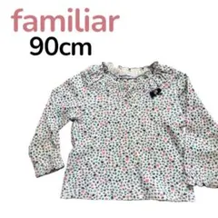 familiar 花柄フリル 90cm トップス