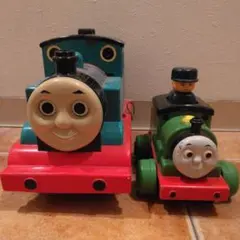 大きなトーマスとパーシーのキャラクター玩具セット