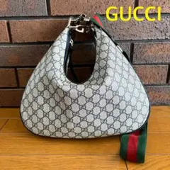 【GUCCI】グッチ アタッシェ 2Way ショルダー　斜め掛け　ストラップ