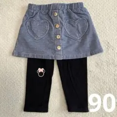 プティマイン　スカッツ　ハートポケット　9分丈　90