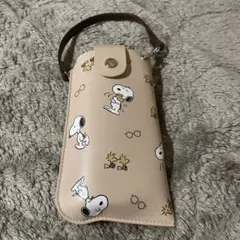SNOOPYバッグにつけるメガネケース