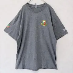 GILDAN Tシャツ 半袖 XL グレー ゆったり バックプリント メンズのサムネイル