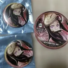 鬼滅の刃 竈門禰豆子 阿波踊り コースター 缶バッジ