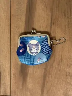 サンリオ　クロミ　ミニがま口ちりめん風ポーチキーホルダー