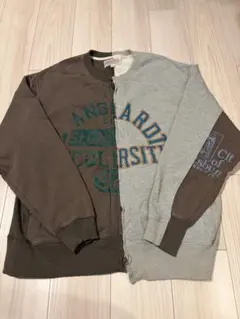 【TOBILA トビラ】スウェットシャツ ブラウン×グレー